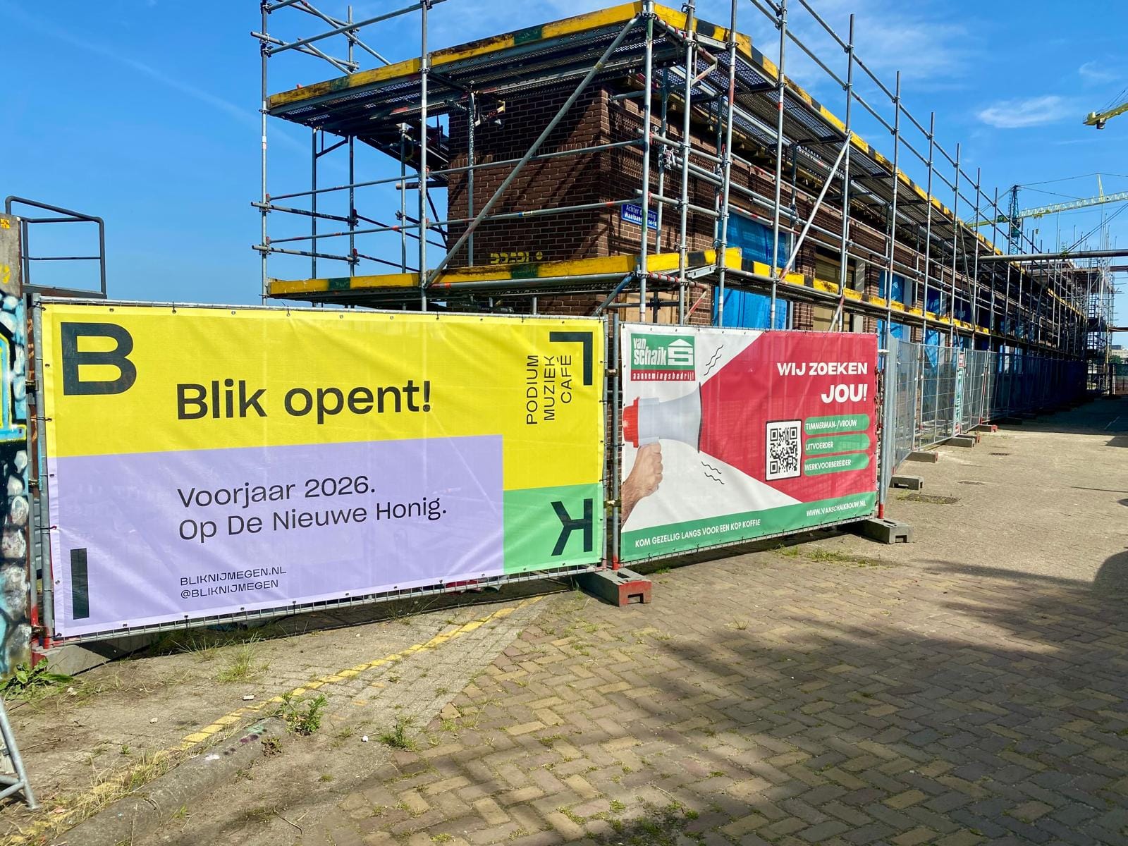 Blik opent banner verbouwing