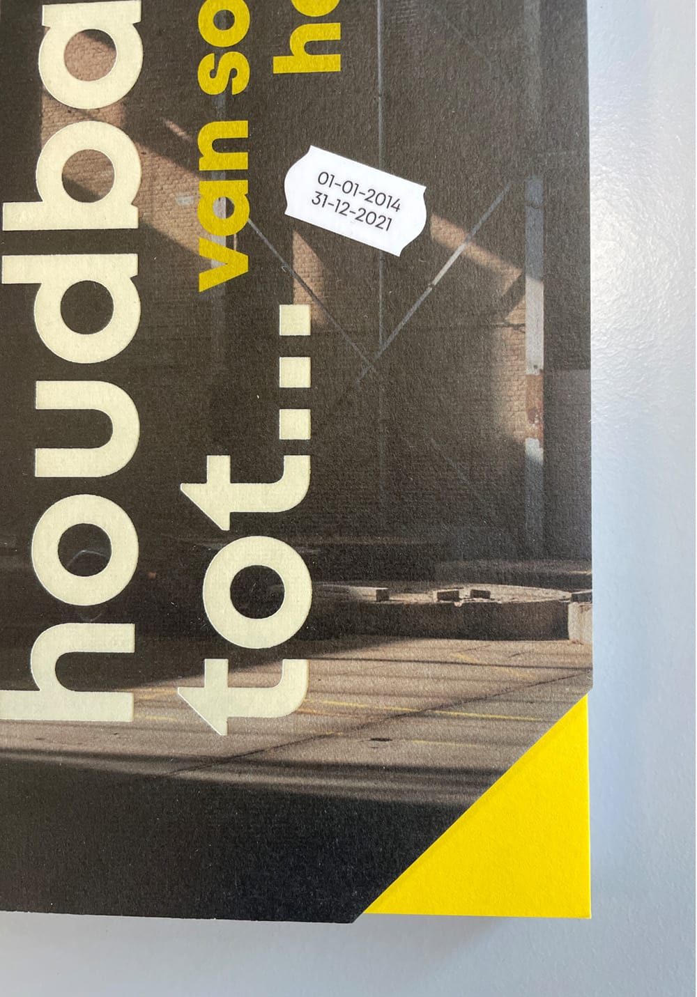 detail omslag boekontwerp Honig Nijmegen